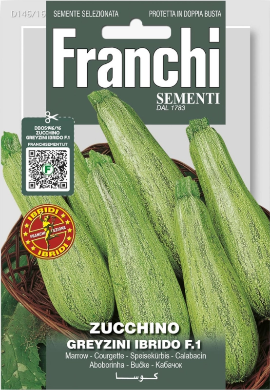 Cukinia Greyzini F1 nasiona vis 3g FRANCHI sklep rajogrodnika